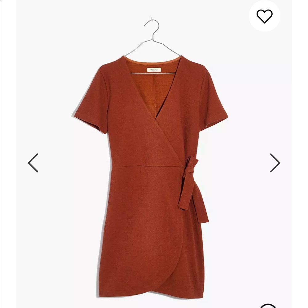 Madewell Texture & Thread Side Tie Wrap Dress